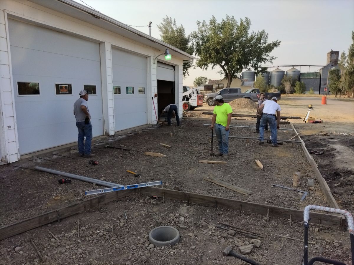 Volunteer Fire Department Forming Pad