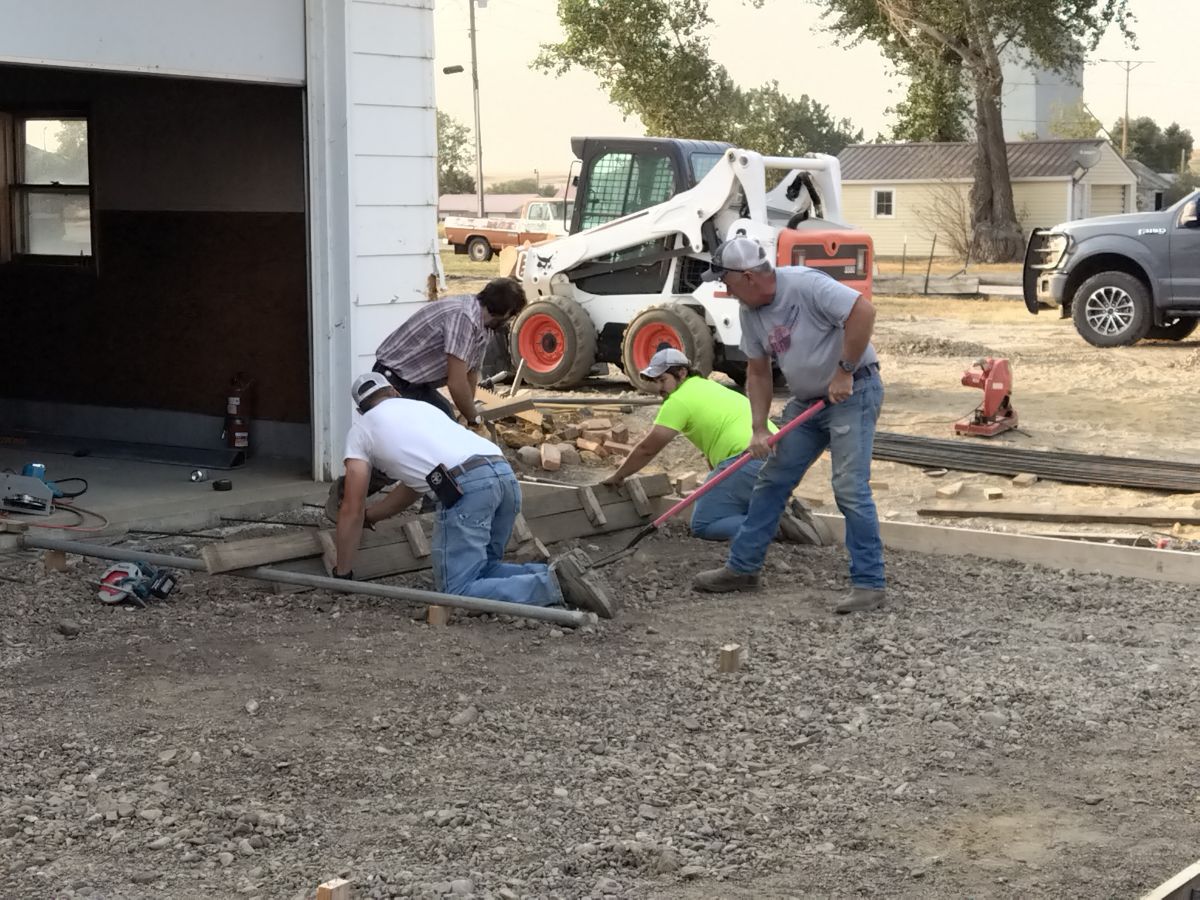 Volunteer Fire Department Forming Pad